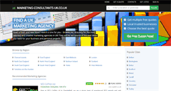 Desktop Screenshot of marketing-consultants-uk.co.uk