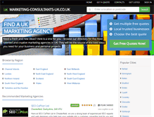 Tablet Screenshot of marketing-consultants-uk.co.uk